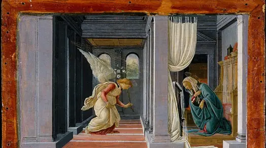 Angel visiting the Virgin Mary