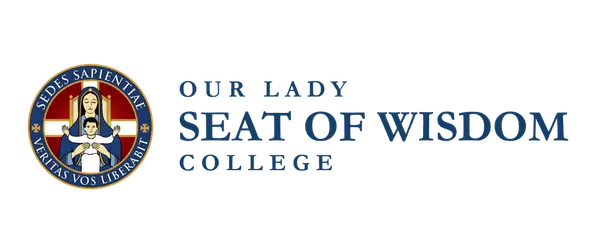 Our Lady Seat of Wisdom College logo